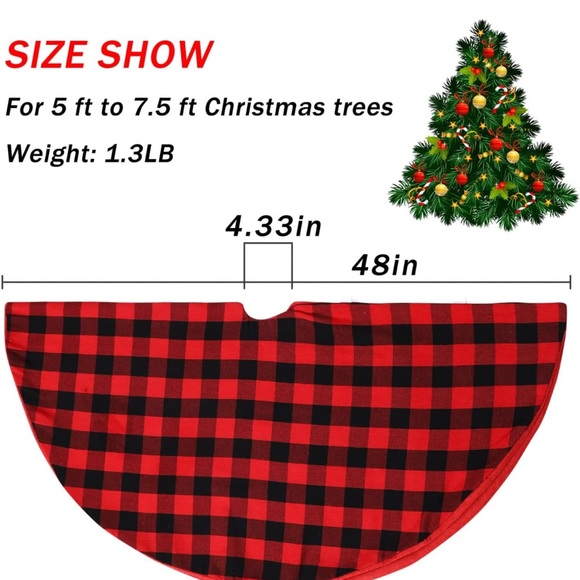 48 Inch Christmas Tree Skirt - Picture 2 of 3